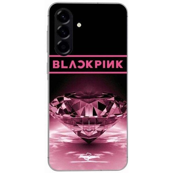 Funda - Maniacase - Samsung Galaxy A56 - Silicona - Flexible - Negra Y Rosa Negro-image