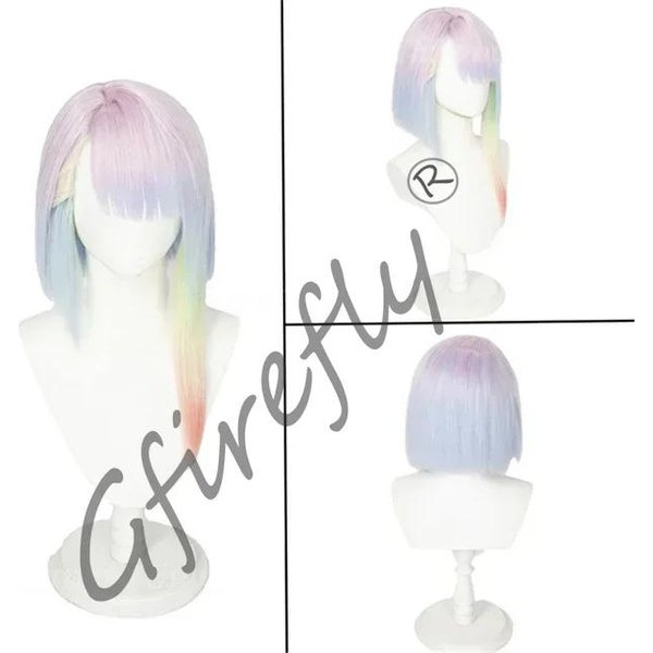 Lucy Cyberpunk Cosplay Anime Cyberpunk: Edgerunners Lucy Kostium Cosplay Seksowny Do Odgrywania RóL Lucy Jednolity Peruka Kostiumy Na Imprezę Halloweenową XXL White-image
