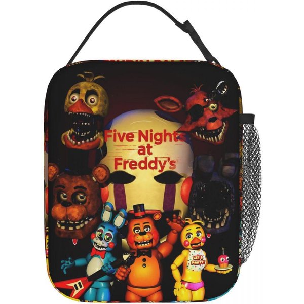 Bolsas De Almuerzo Aisladas Fnaf At Freddys Producto Contenedor De Almuerzo Refrigerador TéRmico De Moda Caja De Almuerzo Para Exteriores Option 1-image