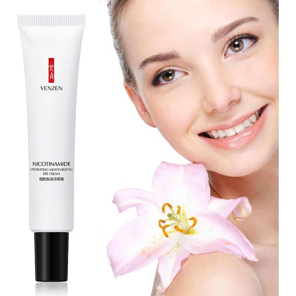PéPtido ColáGeno Niacinamida Crema Para Ojos Gel Antiarrugas Para Ojos AntihinchazóN Ojeras Bolsas Para Ojos 20Ml Beige-image