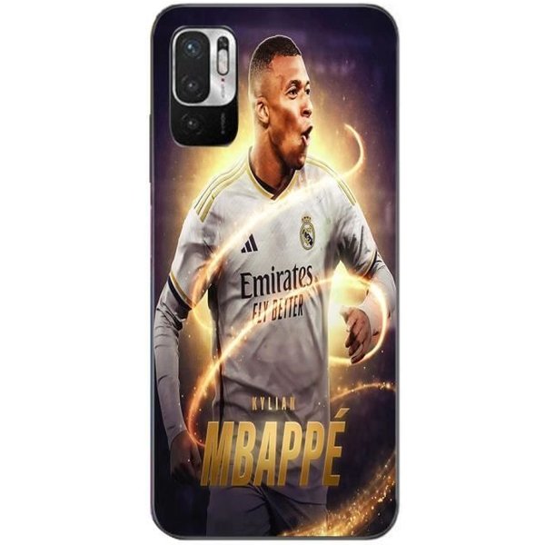 Maniacase Funda Xiaomi Redmi Note 10T 5G Kylian Mbappe Real Madrid Fondo De Pantalla-image