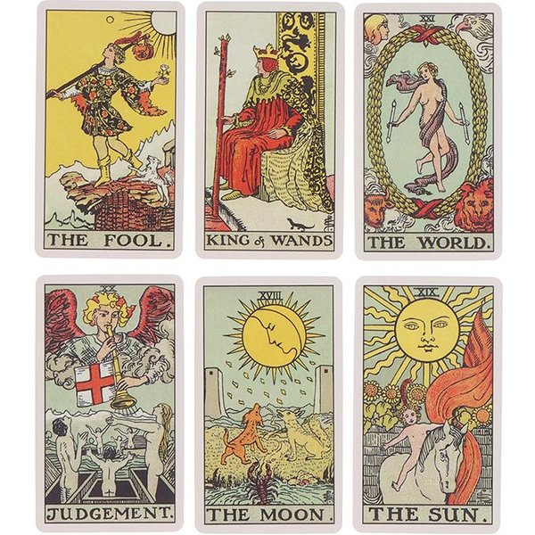 Tarot Oryginalna Karta Talii Z 1909 R. JeźDziec Z 1909 R. Waite Smith Tarot Gra Planszowa WróżBy 1Pcs-image