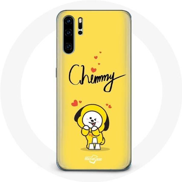 Funda Para Huawei P30 BTS Bangtan Boys BT21 Chimmy Jimin Fondo Amarillo-image
