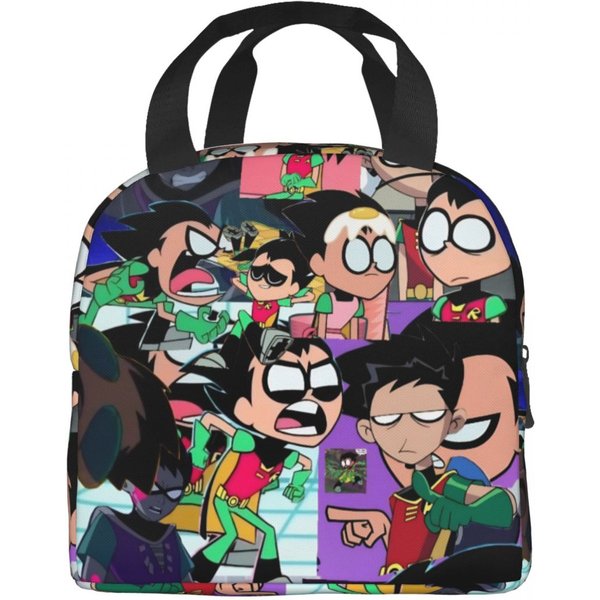 Fiambrera Para Adolescentes Titans Go Chico Bestia Merchandising Contenedor De Almuerzo Nueva Llegada Refrigerador TéRmico Fiambrera Para Viajes Option 1-image