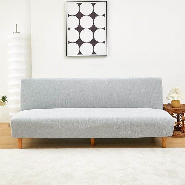 1 Szt. Nowy żAkardowy Pokrowiec Na RozkłAdaną Sofę RozciąGliwy Pokrowiec Na Futon Do Salonu Ochraniacz Zdejmowany Zmywalny Pokrowiec Na RozkłAdaną Sofę Small-image