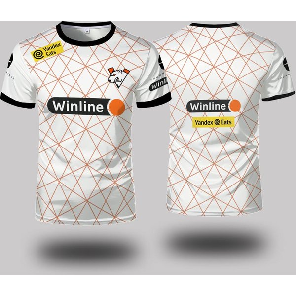 Klub Esportsowy Virtus.Pro Mundury Letnie Outdoorowe MęSkie I Damskie Sportowe OddychająCe Koszulki LuźNe Codzienne Casualowe OkrąGłY Dekolt Ubrania 5XL-image