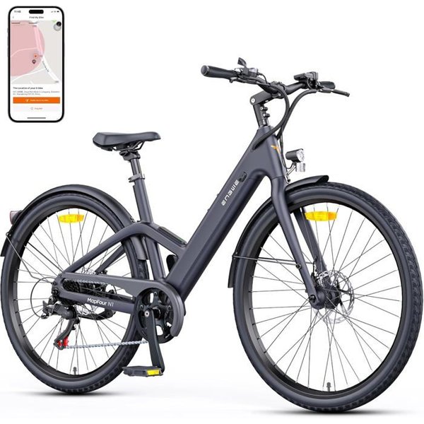 Rower Elektryczny - Engwe - N1 AIR ST - JednoczęśCiowa Rama Karbonowa 16,4 Kg - Bateria 36V 10Ah 100 Km - Silnik 250W 40Nm-image