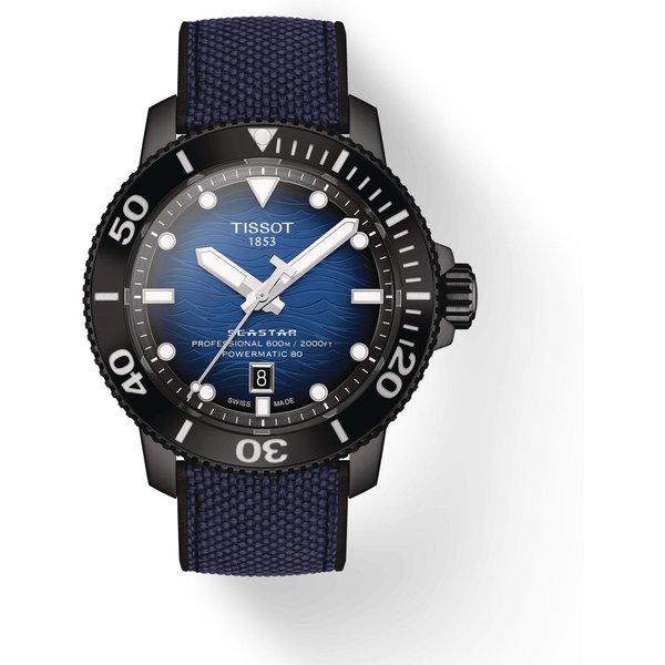 MęSki Zegarek Modowy Tissot Z Niebieską Tarczą T120.607.37.041.00 Niebieski-image