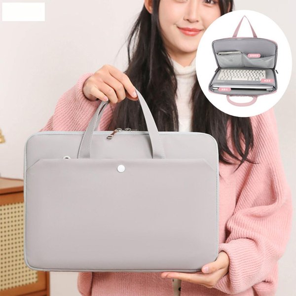 Torba Na Laptopa Do Macbook Air Pro 16 Etui Notes 13,3 14 15,6 Cala HP Huawei Lenovo Dell Pokrowiec Saszetka Torby Na Ramię For 15-16 Inch-image