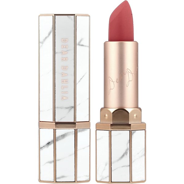 Dear Dahlia, Lip Paradise, Epotress Matte Lipstick, M113 Ashley, 3.2G (0.11Oz) White-image
