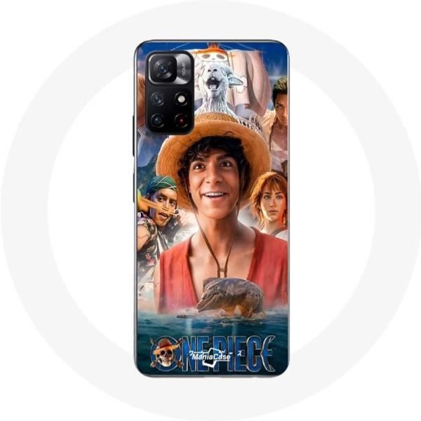 Funda - Maniacase - Xiaomi Redmi Note 11S 5G - One Piece Luffy - Flexible - Mixta-image