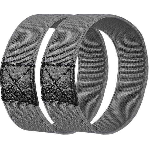 Correas Para Tacones Altos De Mujer Para Personas Perezosas, Cordones De Zapatos De Amarre Libre Para Evitar Que Los Tacones Se Caigan, Correas EláSticas Para Tacones Altos Gris Oscuro-image