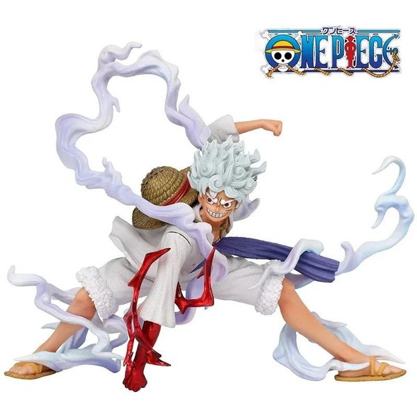 Figura De Luffy Anime One Piece Figuras De AccióN De Luffy Gear 5 Estatua De Anime One Piece Monkey D. Juguete Modelo De PVC De Luffy Regalo Para Novio-image