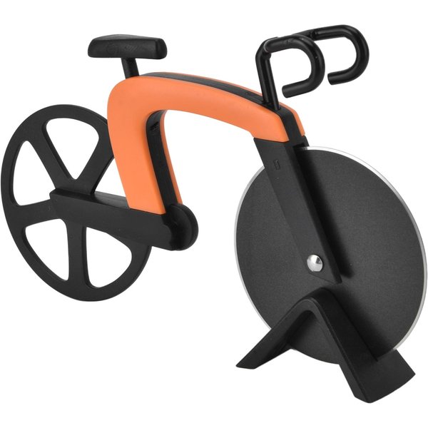 Cortador De Pizza De Rueda Para Bicicleta Acero Inoxidable Forma De Bicicleta Cuchillo Para Pizza Herramienta De Corte De Pizza Para Cocina Naranja Naranja-image
