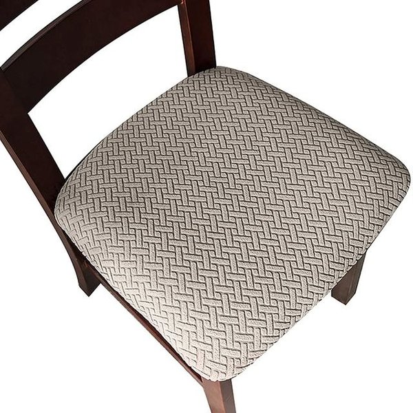 Funda Para Silla De Jacquard, Fundas EláSticas Para Asientos, Fundas Para Sillas De Comedor, Fundas Para Sillas A Cuadros, Protector De Muebles Para El Hogar, Cocina, Hotel One-image