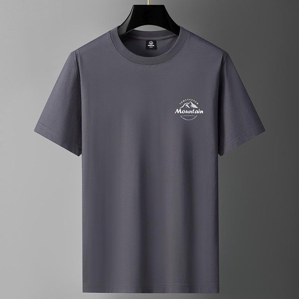 Camiseta Blanca De AlgodóN De Corte Holgado Para Hombre - Top De Verano De Manga Corta XL Negro-image