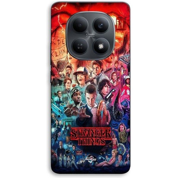 Etui Dla Xiaomi Redmi Note 15 5G Stranger Things Serial Sezon 4 Maniacase Czarny-image