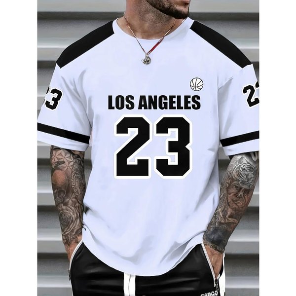 MęSka Koszulka MężCzyzna KróTki RęKaw Odzież Sportowa Koszulka PiłKarska Vintage Oversize 5 KoloróW T-Shirty MęSkie Ubrania 6XL Black-image