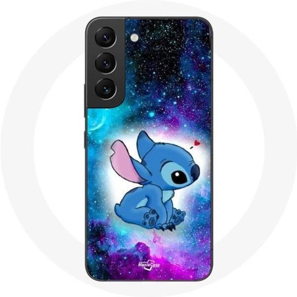 Funda - Maniacase - Samsung Galaxy S21 FE - Flexible - Colorida - Stitch Ohana Cita Espacio-image