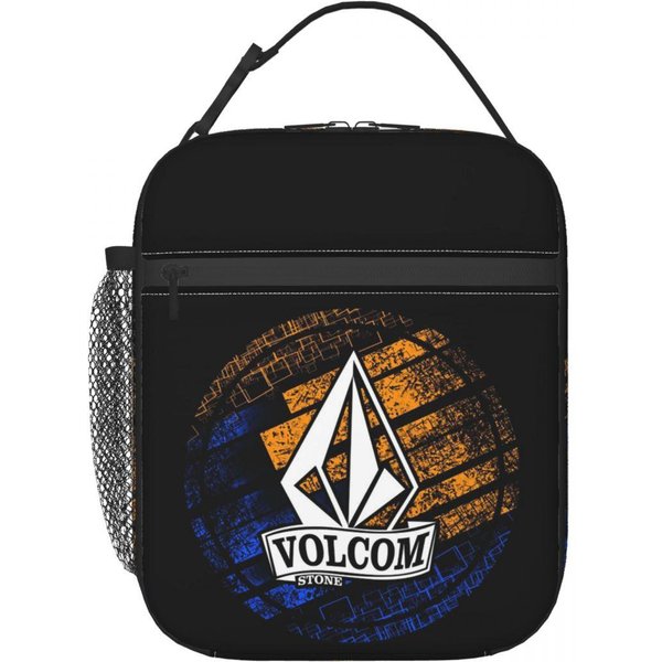 Pół Diamentowa Izolowana Torba Na Lunch Volkom Dla Kobiet Biurowy Cooler Termiczne PudełKo Na żYwność Torba Tote PrzenośNe Pojemniki Na Lunch One Size-image