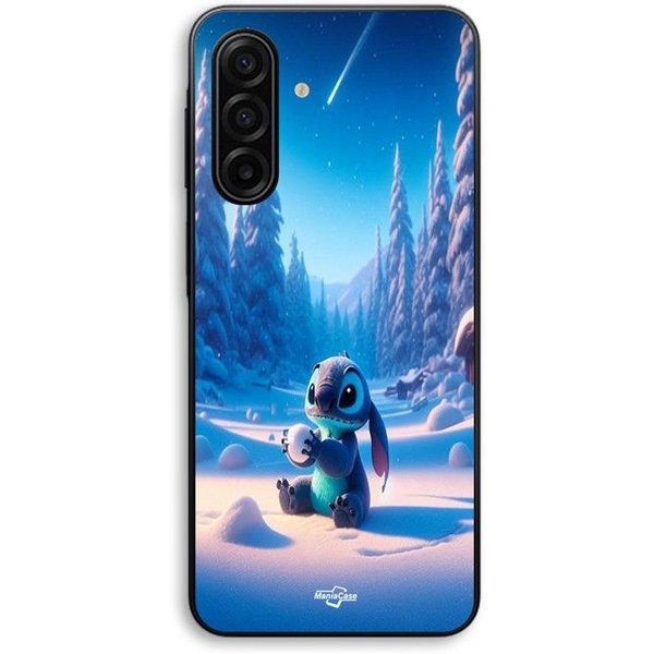 Funda Para Samsung Galaxy A57 Stitch Lindo Nieve Estrellada 3D Maniacase Negro-image