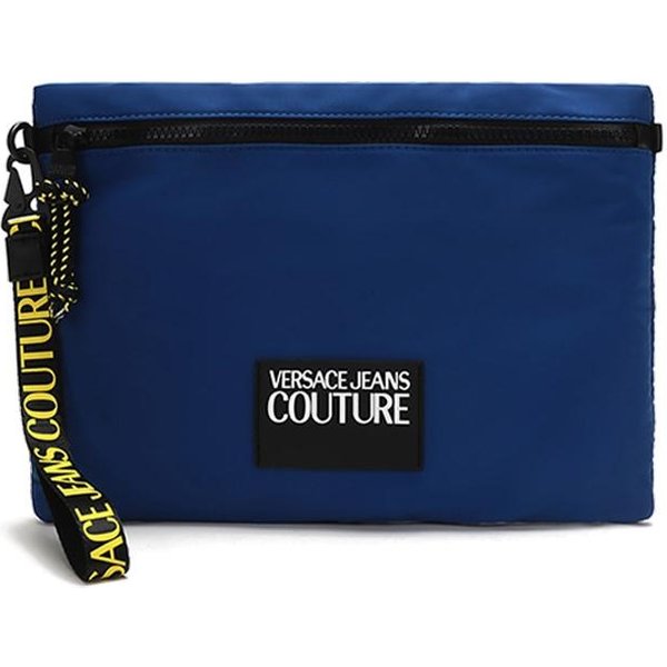 Versace Jeans Couture ZapięCie Na Zamek BłYskawiczny Poliester Torebka ŚRednia MęSkie Torebki Ciemnoniebieski E3YVBP02-71426-202 Basic Set (Bag+Dust Bag)-image