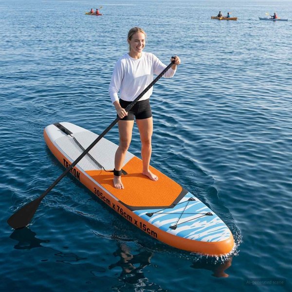 Nadmuchiwana Deska SUP Triton 305 X 76 X 15 Cm Niebieska-image
