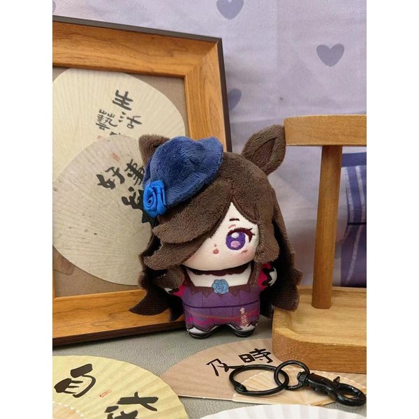 Gry Anime Pretty Derby Pluszowa Lalka Satono Diamond Kitasan Black Tokai Teio Silence Suka Rice Shower Special Week Zabawka Prezenty 10Cm-12Cm Brown-image