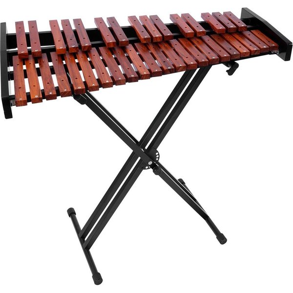 XilóFono Glockenspiel, 37 Notas, XilóFono De Madera Profesional Instrumento De PercusióN, Con Soporte Regulable En Altura, 4 Mazas, Bolsa De Transporte, Principiante-image