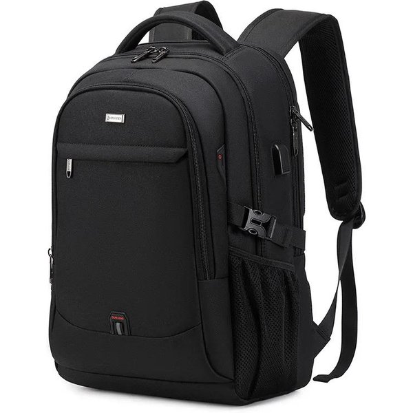 MęSki Plecak PodróżNy Na Laptopa 17,3 Cala O DużEj PojemnośCi, Odporny Na ZużYcie, Oxford, Torba Biznesowa 17 Inches-image