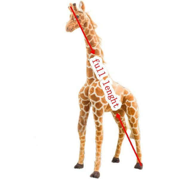 Nowe 50-120 Cm Gigantyczne Realistyczne Pluszowe Zabawki ŻYrafa Urocze Wypchane Lalki Jelenie MięKka Poduszka ZwierzęCa Prezent Urodzinowy ChłOpiec Dziewczynka 50Cm żYrafa-image