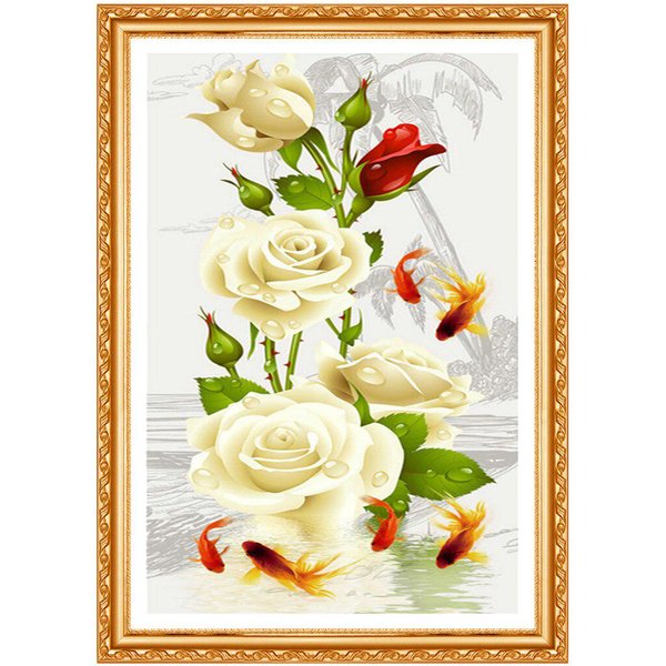 ZłOte Panno, 5D, Haft Diamentowy Diy, PełNy, OkrąGłY, Malowanie Diamentowe, śCieg KrzyżYkowy, 3D, Diament 50X70CM-image