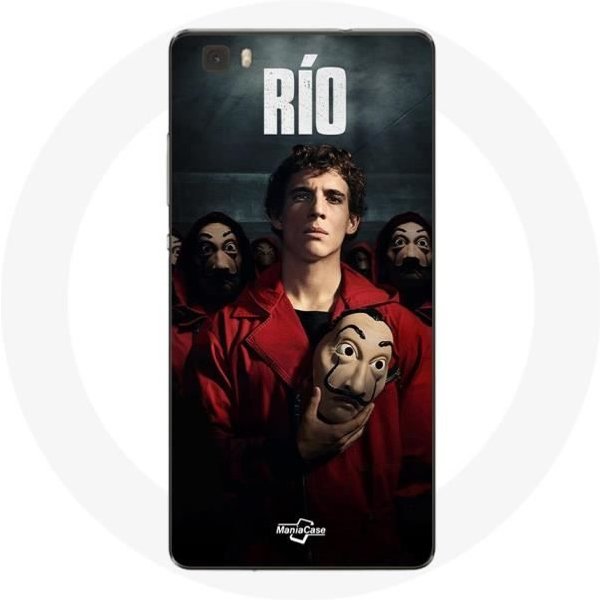 Funda Para Huawei P8 La Casa De Papel RíO MáScara-image