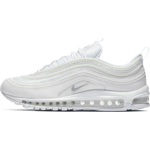 Zapatillas Nike Air Max 97 Triple White Para Hombre Gris Lobo-Negro 921826-101 38.5-image