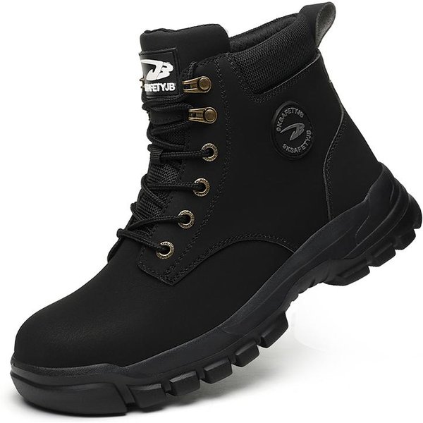 Zapatos De Seguridad Zapatos De Trabajo Puntera De Acero Para Hombres Botas De Trabajo Antipinchazos Botas De ProteccióN Antigolpes Indestructibles Seguridad Ligeras 43 Negro-image