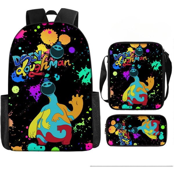 Poppy Playtime CapíTulo 4 Bichos Pesadilla Mochila Infantil Oxford Ligera Bolsa Escolar Con Correas Acolchadas Para Estudiantes De Primaria 13-image