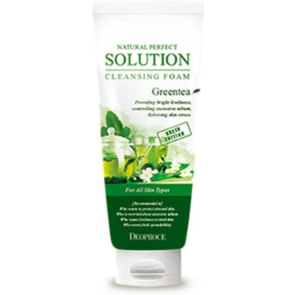 Deoproce Natural Perfect Solution Pianka OczyszczająCa Zielona Herbata 170G*1 Szt./2 Szt./3 Szt. 1Pc Beige-image