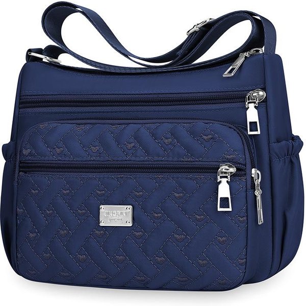 Torba Damska, Modna Torba Dojazdowa, Nowa Damska Torba Na Ramię Typu Crossbody, Lekka Wodoodporna Torba Z Nylonu Niebieski-image
