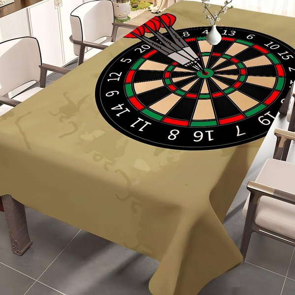 PokóJ Zabaw Rzutki ProstokąTny Obrus Dekoracja StołU Wielokrotnego UżYtku Wodoodporny Obrus Na Stół Kuchenny I Jadalniany Dekoracja ŚWiąTeczna 150X280Cm-image