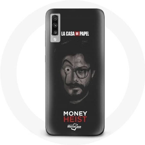 Funda Para Samsung Galaxy A70 La Casa De Papel El Profesor Split Money Heist Temporada 5-image
