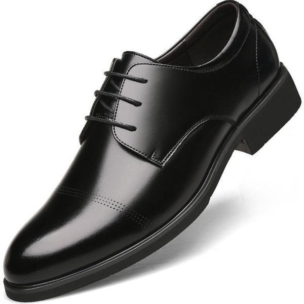 Zapatos Para Aumentar La Altura Hombre Zapatos Elevadores MáS Altos 6Cm Plantilla Invisible Para Uso Diario Hombre Aumentar Altura Zapatos De Boda Hombre 38-image
