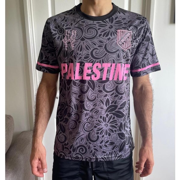 Camiseta Deportiva 3D De Secado RáPido Transpirable Para Hombre Del Club Palestino Jersey De FúTbol Callejero Uniforme De Entrenamiento De Equipo Ropa De Manga Corta Top S-image