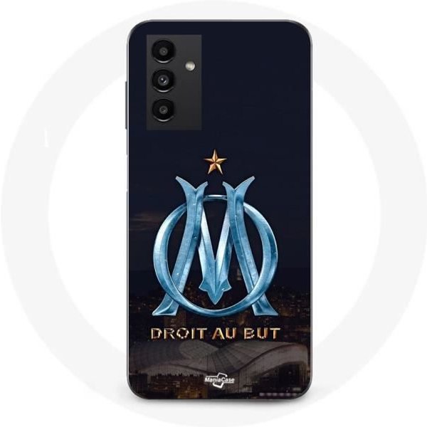 Funda - Maniacase - Samsung Galaxy A14 5G - Logo Om Azul Y Dorado - Silicona - Flexible-image