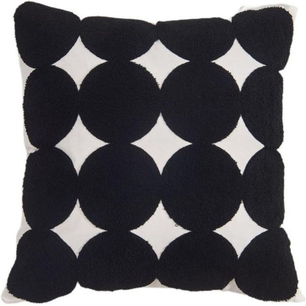 45X45Cm Czarno-BiałA Poszewka Na Poduszkę Dekoracyjną Dom GośCinny Nowoczesna Prosta Poszewka Na Poduszkę LęDźWiową Dekoracja Domowa Poszewka Dekoracyjna 45X45Cm-image