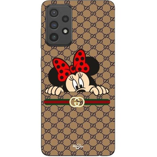 Etui Na Telefon - Maniacase - Samsung Galaxy A53 - Silikon Tpu - Czarne - Minnie Gucci Czarny-image
