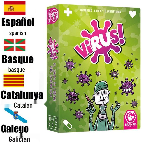 Nueva EdicióN: Juego De Cartas De InfeccióN Por Virus EspañOl Para Familia Y Fiestas-image