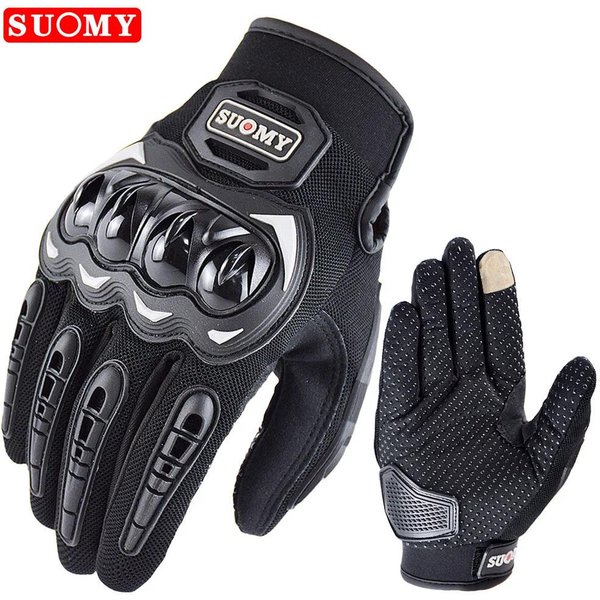 Suomy Letnie RęKawice Motocyklowe MęSkie Damskie RęKawice Motocyklisty OddychająCe Ekran Dotykowy Moto Biker RęKawice Rowerowe S-XXL L-image