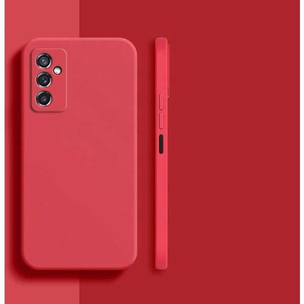 Etui Na Samsung Galaxy M52 5G Galaxy M23 M33 M53 M52 M12 A13 A33 A53 Pokrowiec WstrząSoodporne PłYnne Silikonowe Etui Na Telefon Samsung M52 5G For Samsung M52 5G Czerwony-image