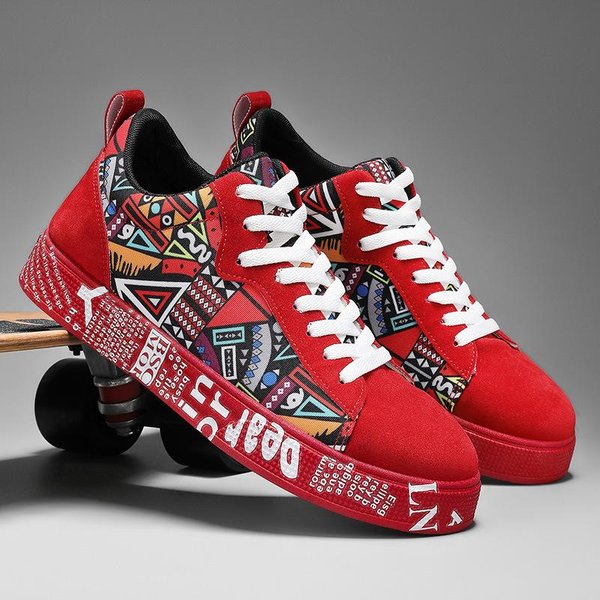 Zapatos Deportivos Casuales De Cuero Para Hombre Talla Grande 2025 - VersáTiles, Suela Blanda, Moda Para Todas Las Estaciones. Size 47 Black-image
