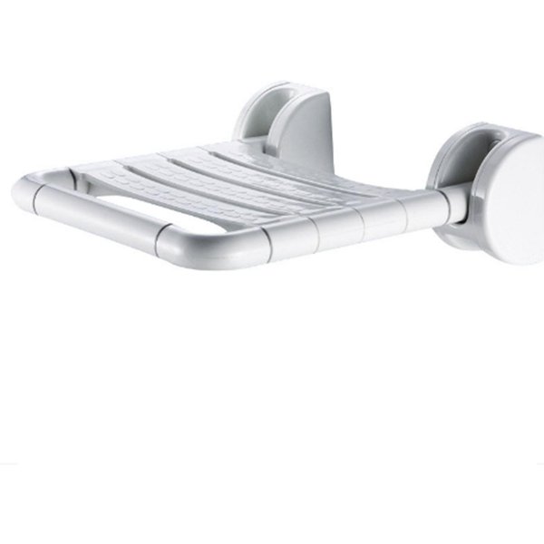 Asiento De Ducha Plegable Montado En La Pared Ahorro De Espacio Antideslizante Seguridad Banco De Ducha De Pared Para El BañO-image